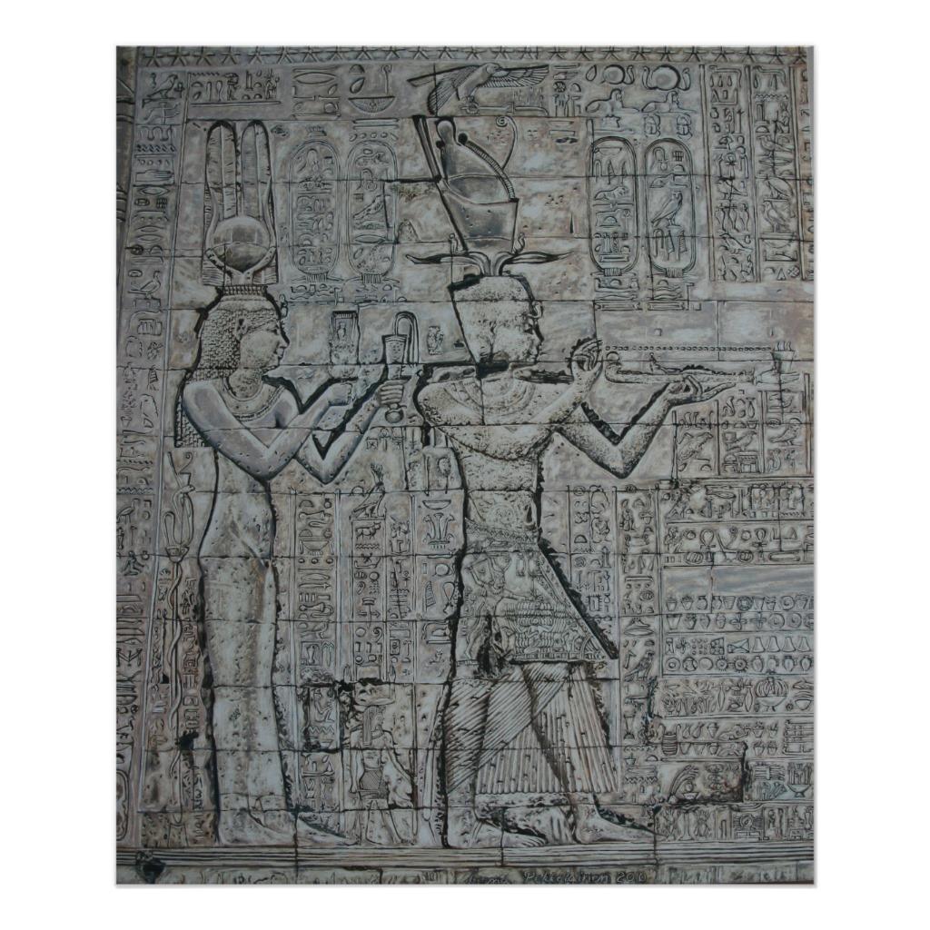 Foto Cleopatra y Caesarion Posters