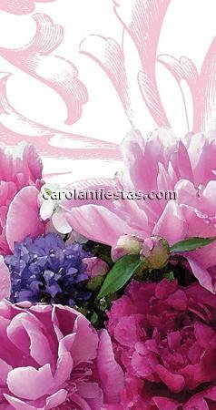Foto Clinex DiseÃ±o Floral Rosa