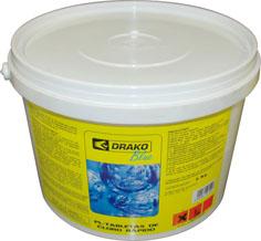 Foto Cloro tableta 20g 55% drako b 5 kg