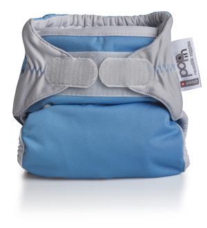 Foto Close Parent Single Nappy- Bamboo Little Boy Blue
