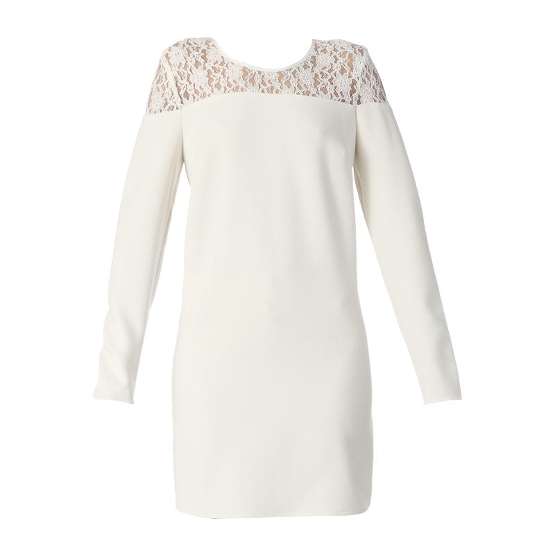 Foto Clo&Se by MonShowroom vestido corto/mini - kia sally - Blanco / Crudo