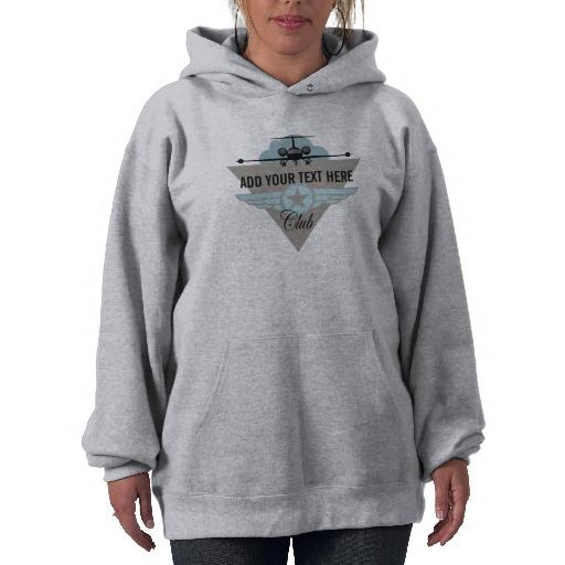 Foto Club del ala del aeroplano del jet Sudadera