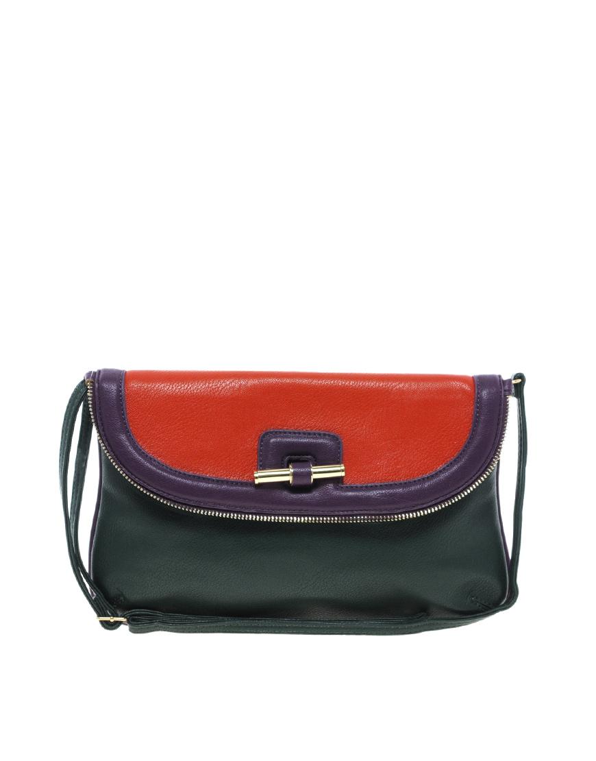 Foto Clutch colour block de Johnny Loves Rosie Verde