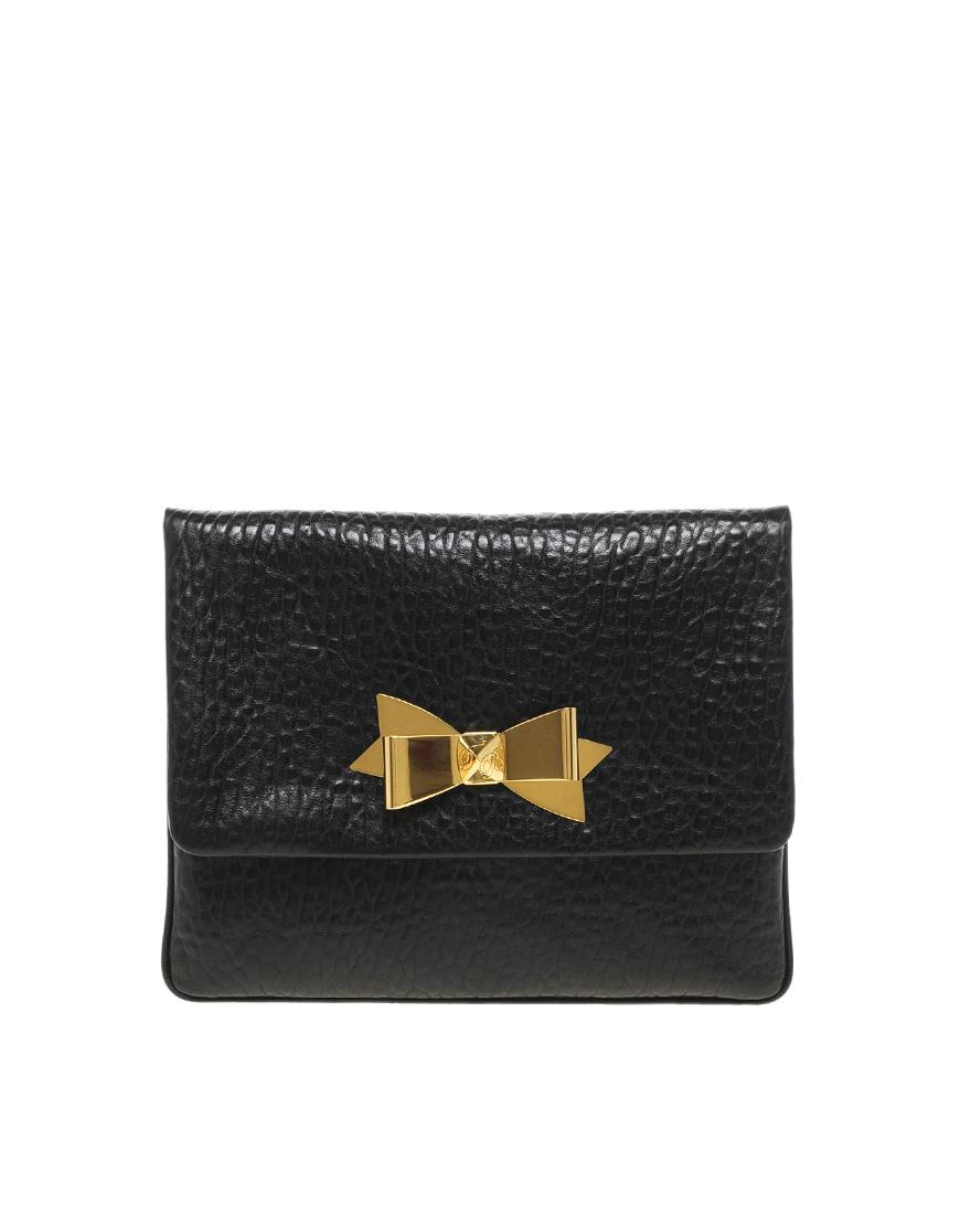 Foto Clutch de cuero Tomaz de Ted Baker Negro 00