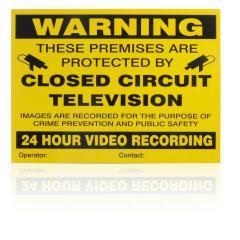 Foto cnm secure SEC-SGN-A4 - cctv warning sign
