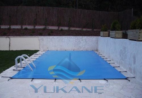 Foto Cobertor PVC piscina rectangular 10 x 5 m