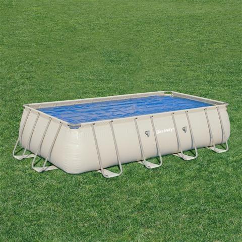 Foto Cobertor solar para piscinas bestway rectangular frame de 549x274x122