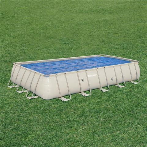 Foto Cobertor solar para piscinas bestway rectangular frame de 671x396x132