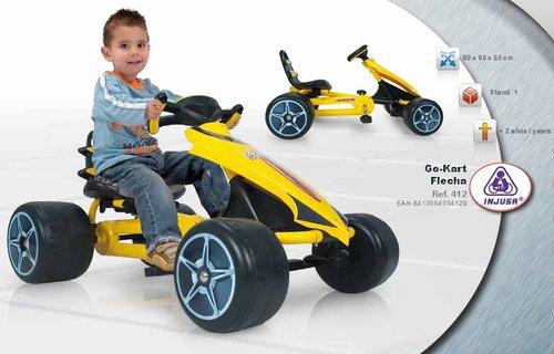 Foto Coche de Pedales Go-Kart Flecha