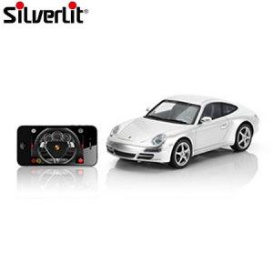 Foto Coche teledirigido Porsche 911 Apple App de Silverlit - Plateado