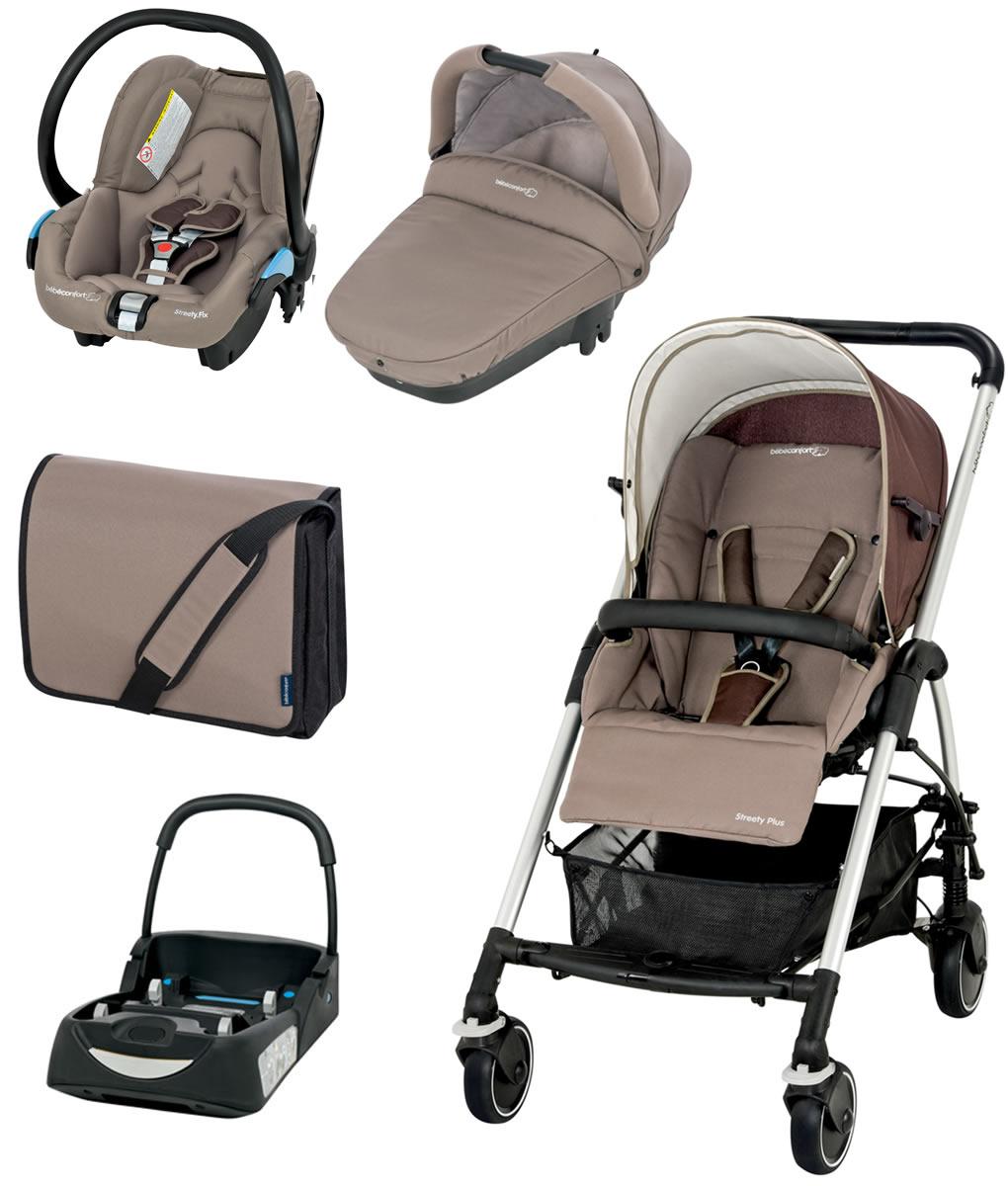 Foto Cochecito 3 piezas bebeconfort streety walnut brown