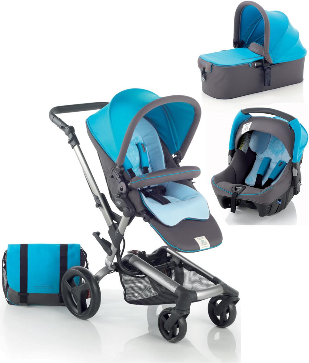 Foto Cochecito 3 piezas jane rider strata micro aqua