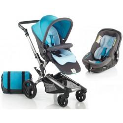 Foto Cochecito de bebe 2 piezas rider matrix light aqua jane