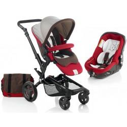 Foto Cochecito de bebe 2 piezas rider matrix light sand jane