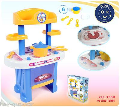 Foto Cocina De Juquete Para Niños 6 Accesorios Serie Jobby De Palau Toys