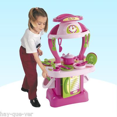 Foto Cocina Grande Rosa Palau Chef  Para Niños 21 Accesorios De Palau Toys