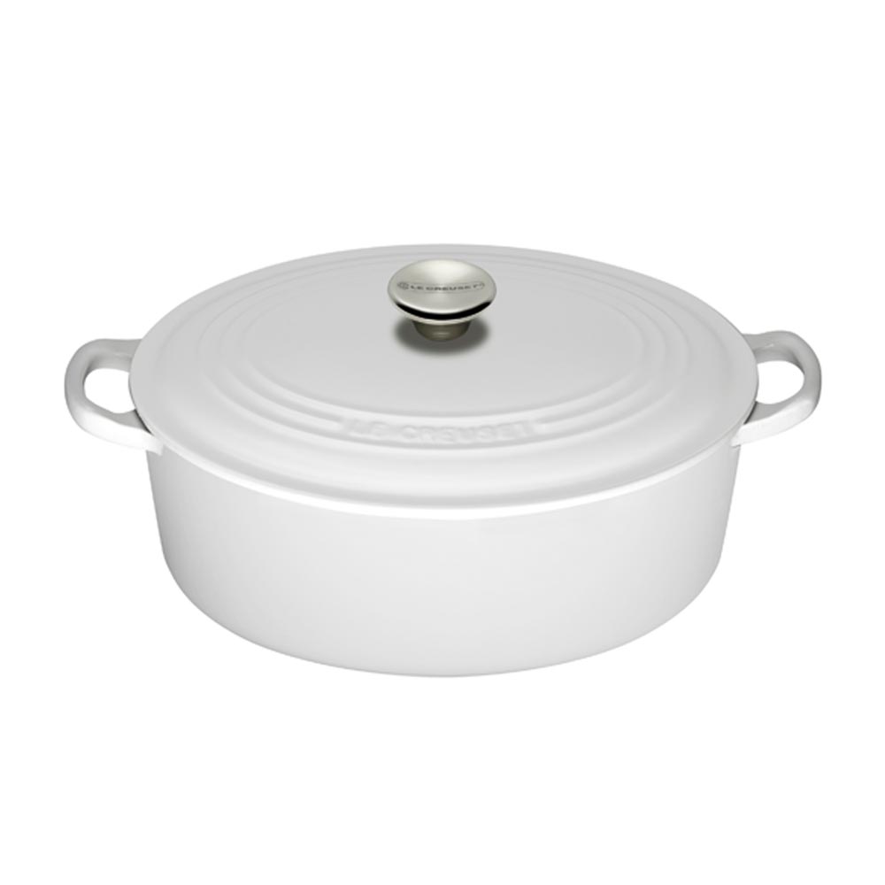 Foto Cocotte Ovalado Blanco Le Creuset