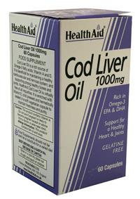 Foto Cod Liver Oil (Aceite de hígado de bacalao, 1000 mg) 60 cápsulas