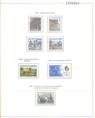 Foto coleccion de sellos de españa desde 1978 hasta 1986