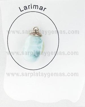 Foto Colgante de Larimar y plata de ley (925)