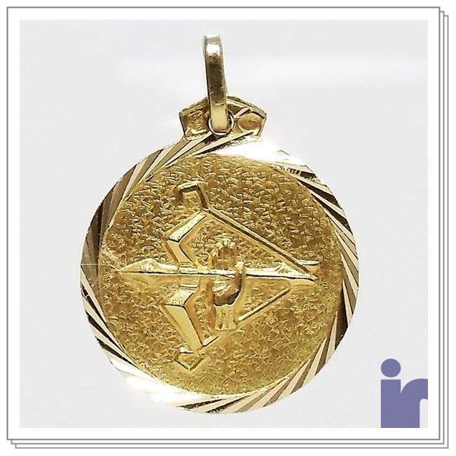 Foto Colgante oro 18k horóscopo Sagitario medalla [91]
