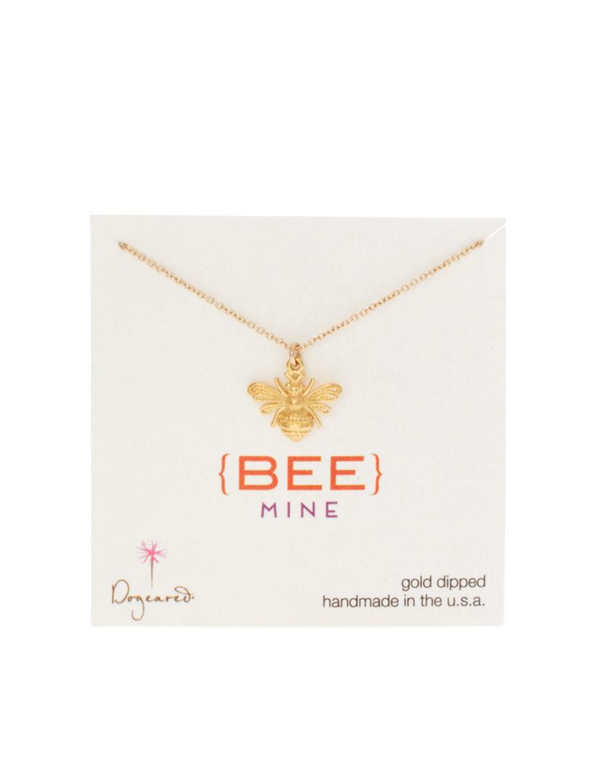 Foto Collar con charm de abeja de Dogeared Dorado