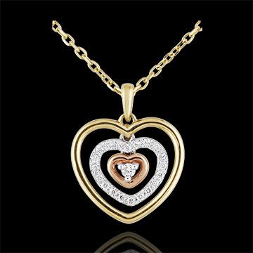 Foto Collar Corazón Orma 3 oros - 0.1 quilates