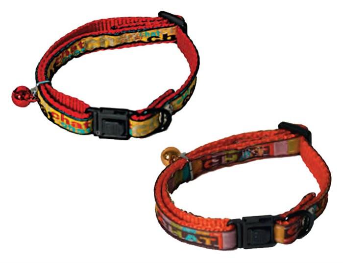 Foto collar gato martin sellier rojo