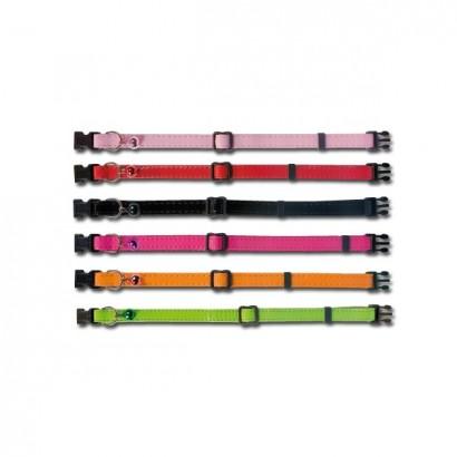 Foto Collar Nayeco para gato MacLeather Charol fucsia