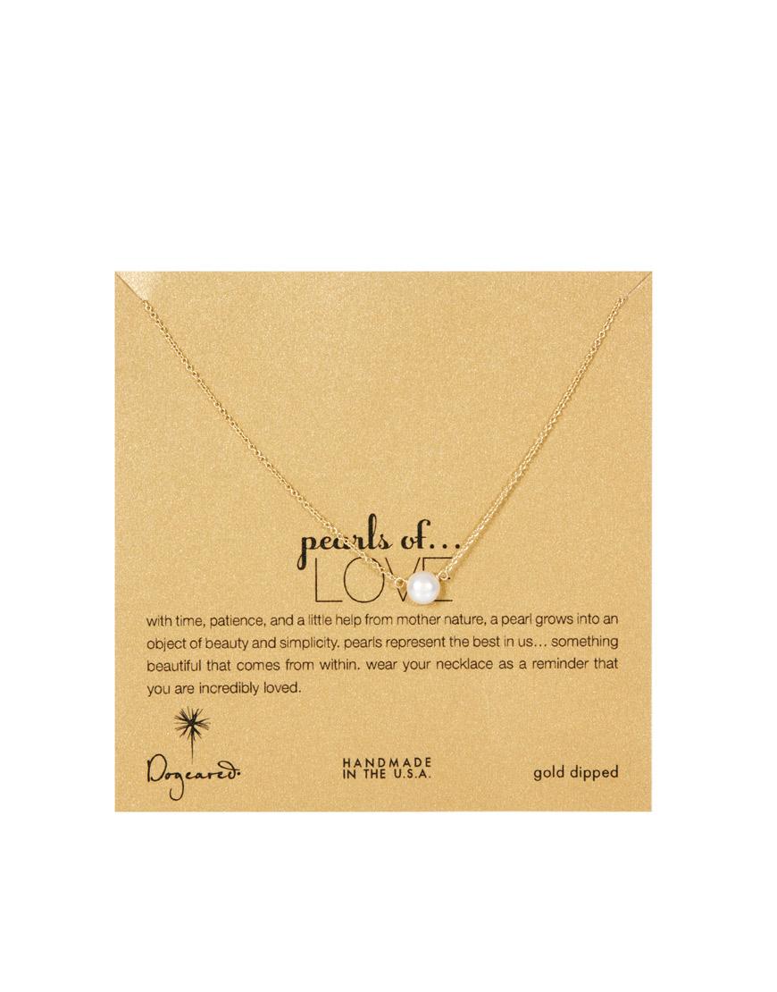 Foto Collar Pearls Of Love de Dogeared Gold and pearl