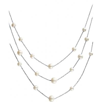 Foto Collar Viceroy Jewels 1037c000-60 3 Cadenas Con Perlas Cultivadas