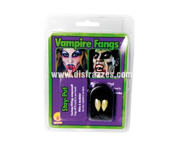 Foto Colmillos de Vampiro Profesional para Halloween