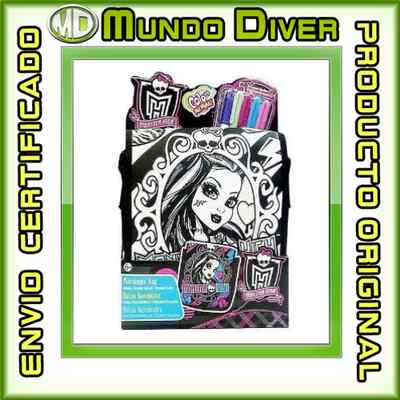 Foto Color Me Mine: Bolso Bandolera Colorear  - Monster High - Nuevo - Ref. 38860