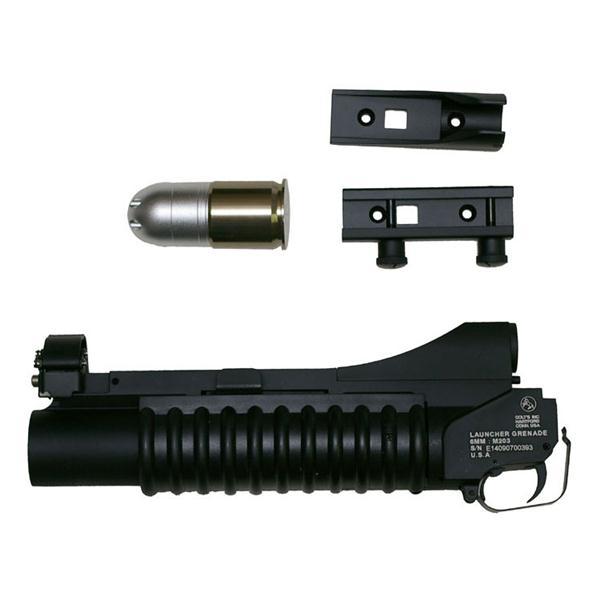 Foto Colt m203 grenade launcher short model + 3 adapters + grenade