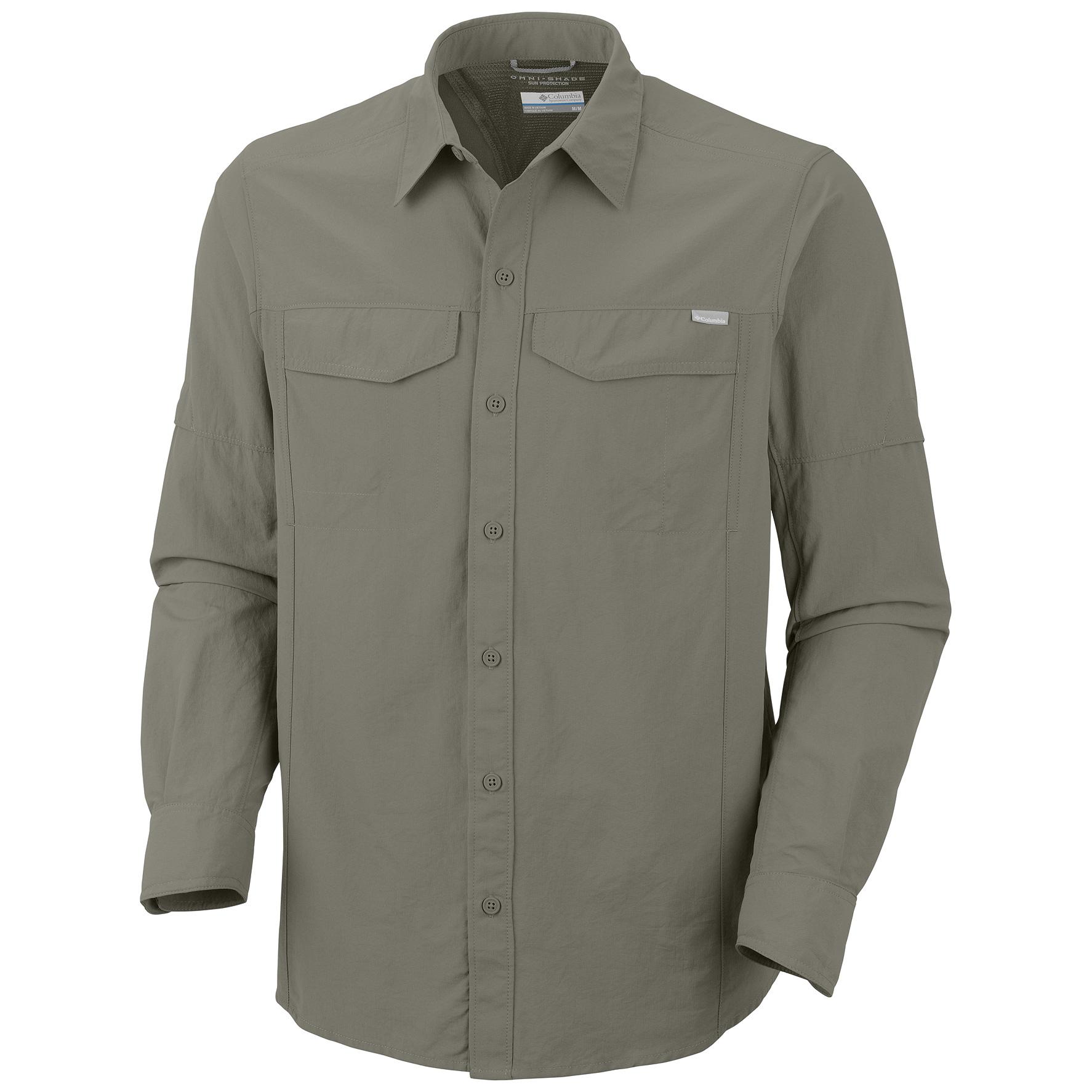Foto Columbia Silver Ridge Camisa 1/1 Hombre Long Sleeve gris/verde, xl
