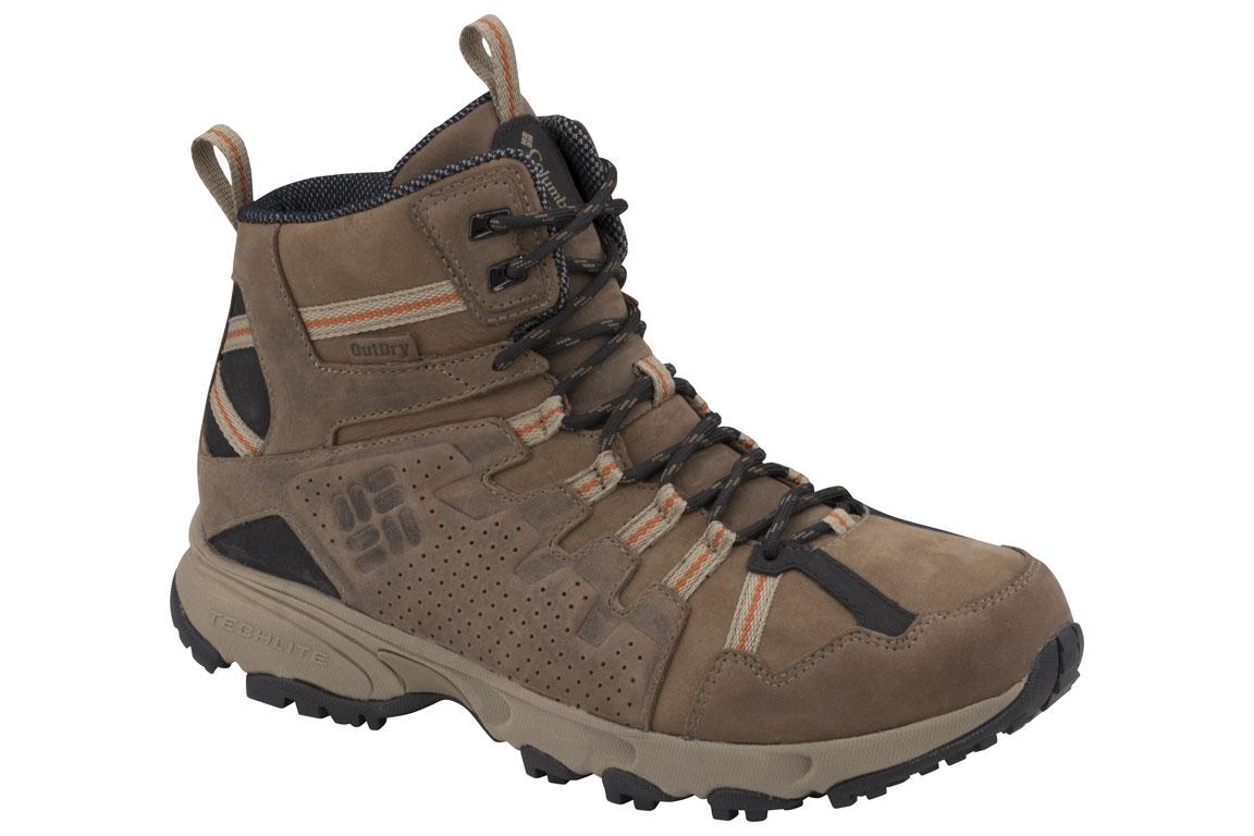 Foto Columbia Talus Ridge Zapatillas de trekking Hombre marrón/negro, 4...