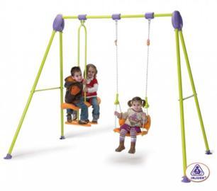 Foto columpio junior doble con asiento cara a cara