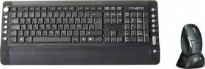 Foto Combo Wireless Zaapa teclado + Mouse 64501C Carbon