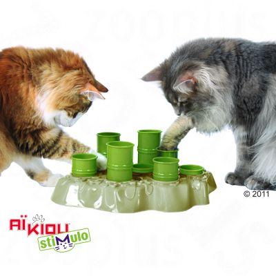 Foto Comedero y juego de inteligencia para gatos Stimulo - 33 x 30 x 8,2 cm