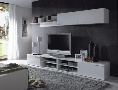 Foto Comedor moderno de salon blanco de 260 cms. modelo atho