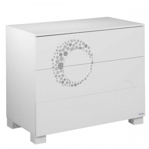 Foto Comoda micuna co-1466 lunar blanco/gris