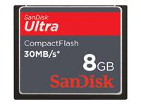 Foto Compact Flash Card 8GB SanDisk ULTRA II retail