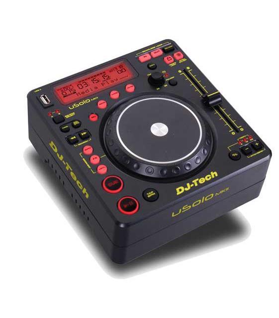 Foto compact usb media player and controler with scratch and 5 effects dj tech usolo-mkii