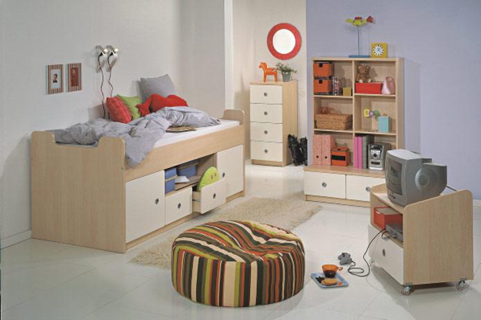 Foto Compacto con cajones color crudo
