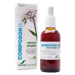 Foto Composor 5, valerian complex, 50 ml de soria natural soria natural