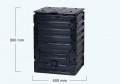 Foto Compostador Eco Master 300L Negro