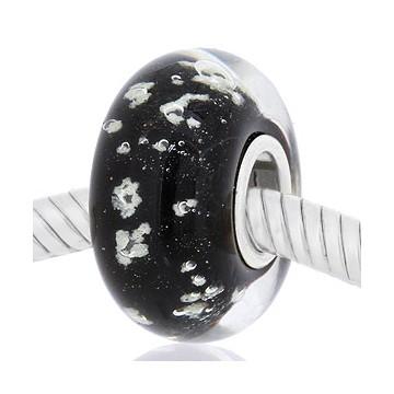 Foto Comprar abalorios plata pulsera niagarra cristal magico negro