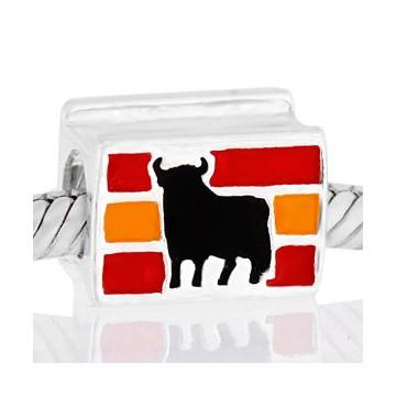 Foto Comprar abalorios pulsera niagarra bandera de españa con toro