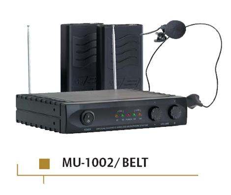 Foto Comprar acoustic control mu-1002 belt microfono inalambrico doble receptor