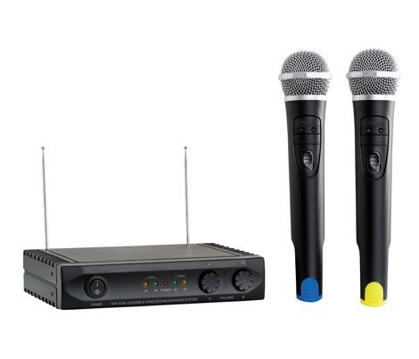 Foto Comprar acoustic control mu-1002 hand microfono inalambrico doble receptor